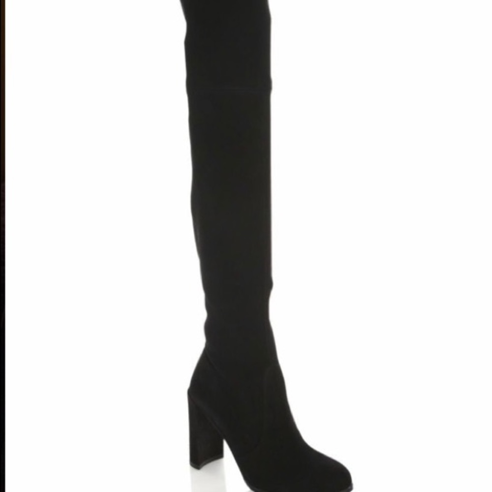 Stuart Weitzman Hiline Suede Over The Knee Boots